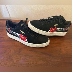 Puma Hyper Embellished Floral Embroidered Sneakers 7